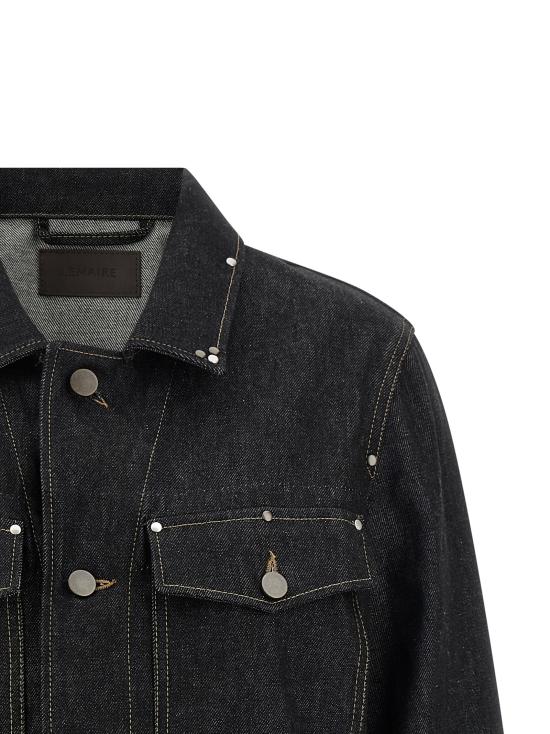 26SS 르메르 데님 자켓 OW1233LD1061BK965 Black - LEMAIRE