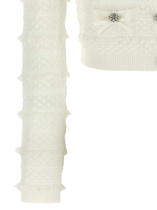 26SS 셀프 포트레이트 가디건 SS26063CWWHITE White - SELF PORTRAIT