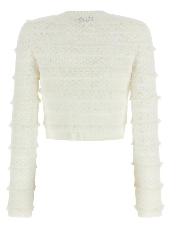 26SS 셀프 포트레이트 가디건 SS26063CWWHITE White - SELF PORTRAIT