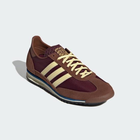  아디다스 SL 72 OG 스니커즈 IE3425 Maroon Almost Yellow F22 Preloved Brown F23 DOM - ADIDAS