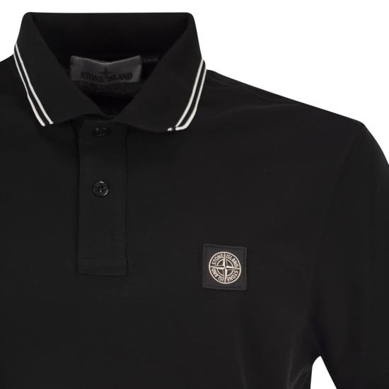 스톤 아일랜드 폴로 티셔츠 L1S152200010 BLACK - STONE ISLAND