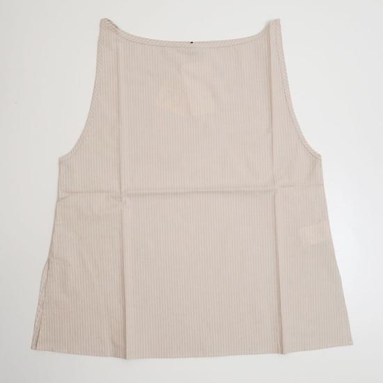 26SS 베이스레인지 민소매 티셔츠 TSDE PO SP26 BROWN STRIPE DOM