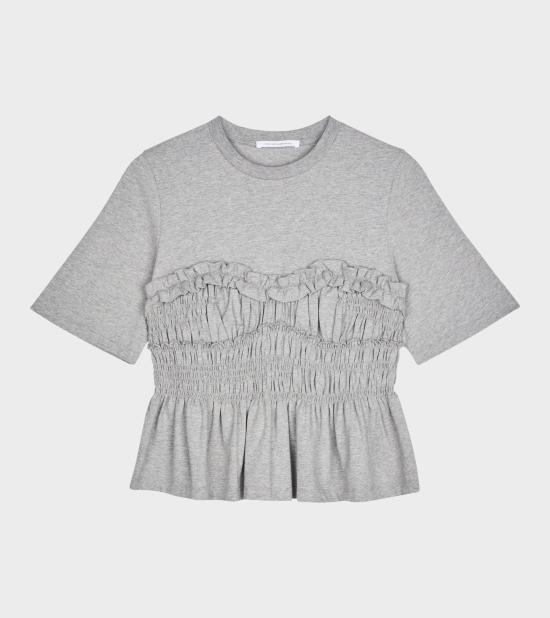 26SS 세실리아 반센 반팔 티셔츠 425RTW19002 GREYMELANGE DOM