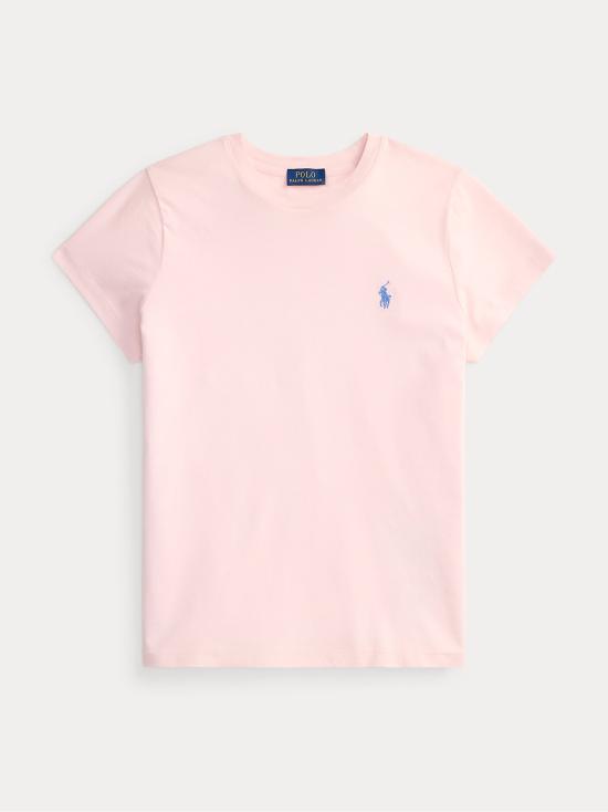 26SS 폴로 랄프로렌 클래식 핏 포니 로고 자수 티셔츠 211B14605 014 PINK