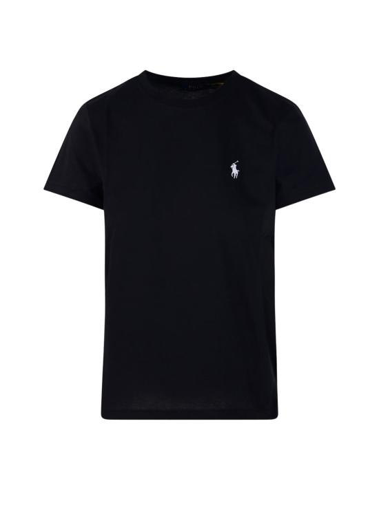 26SS 폴로 랄프로렌 클래식 핏 포니 로고 자수 티셔츠 211B14605 033 BLACK