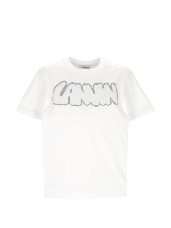 26SS 랑방 반팔 티셔츠 RMTS0012J315P26 01 BLANC OPTIQUE