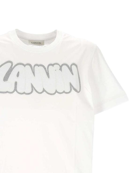 26SS 랑방 반팔 티셔츠 RMTS0012J315P26 01 BLANC OPTIQUE - LANVIN