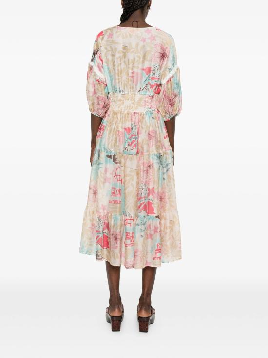 26SS 에르마노 피렌제 미디 원피스 D48EQ054EC4MFB37 MFB37 MANDORLA BUBBLE - ERMANNO FIRENZE