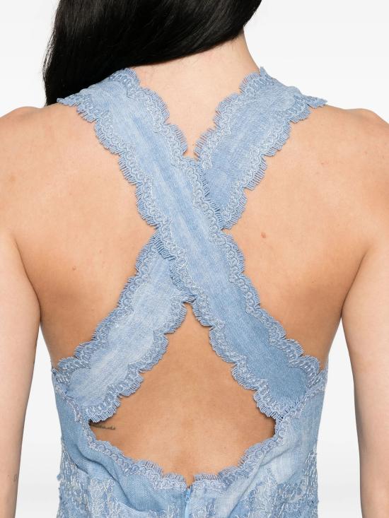 26SS 에르마노 피렌제 롱 원피스 D48EQ046EB5MF156 MF156 DENIM - ERMANNO FIRENZE