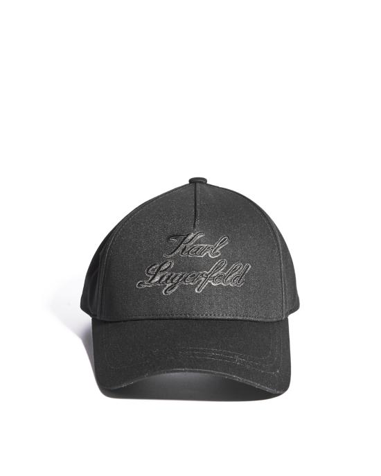 25SS 칼라거펠트 모자 KM805611 552123 990 black NERO