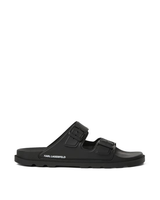 25SS 칼라거펠트 샌들 KL70975 V00 black rubber NERO