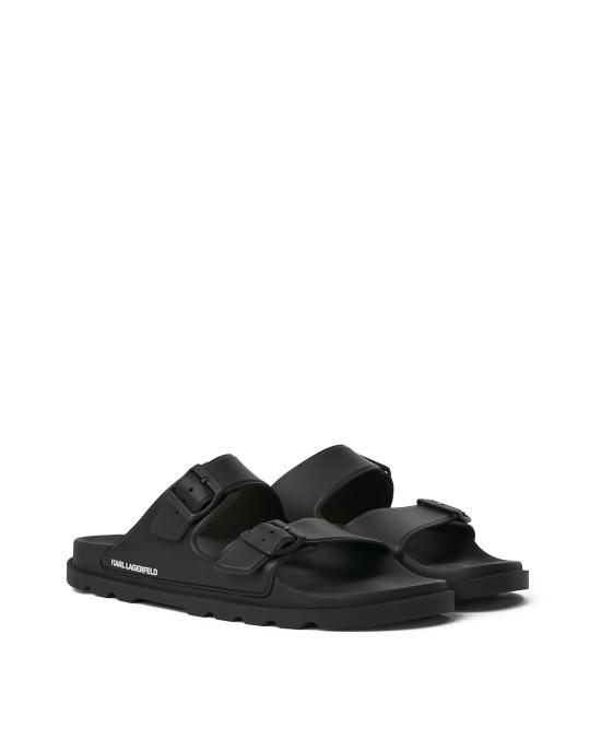 25SS 칼라거펠트 샌들 KL70975 V00 black rubber NERO - KARL LAGERFELD