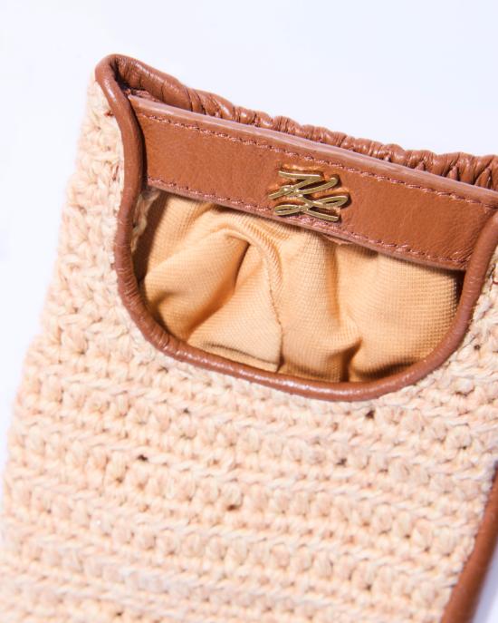 25SS 칼라거펠트 장갑 A2W33005 1UR Dark Tan NATURALE - KARL LAGERFELD