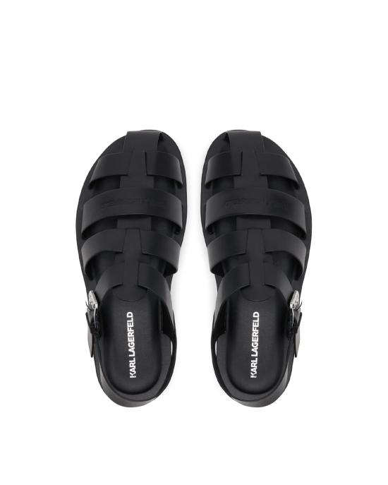25SS 칼라거펠트 샌들 KL70223 000 Black Leather NERO - KARL LAGERFELD