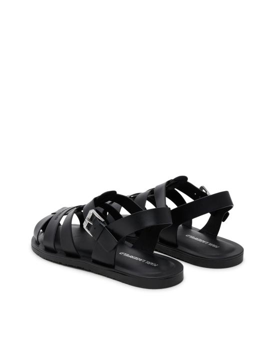 25SS 칼라거펠트 샌들 KL70223 000 Black Leather NERO - KARL LAGERFELD