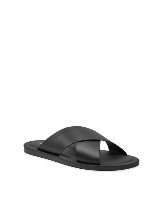 25SS 칼라거펠트 샌들 KL70214 000 Black Leather NERO - KARL LAGERFELD