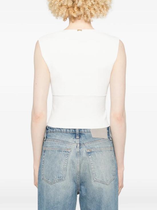 26SS 에르노 민소매 티셔츠 MV000029D 760931001 White - HERNO