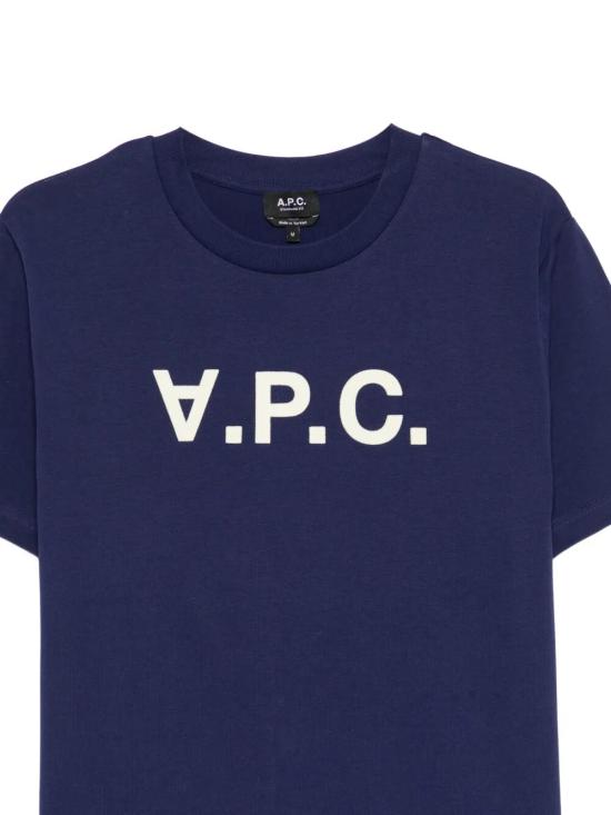 26SS 아페쎄 반팔 티셔츠 COHMB M26384 IPA INDIGO ECRU - A.P.C.