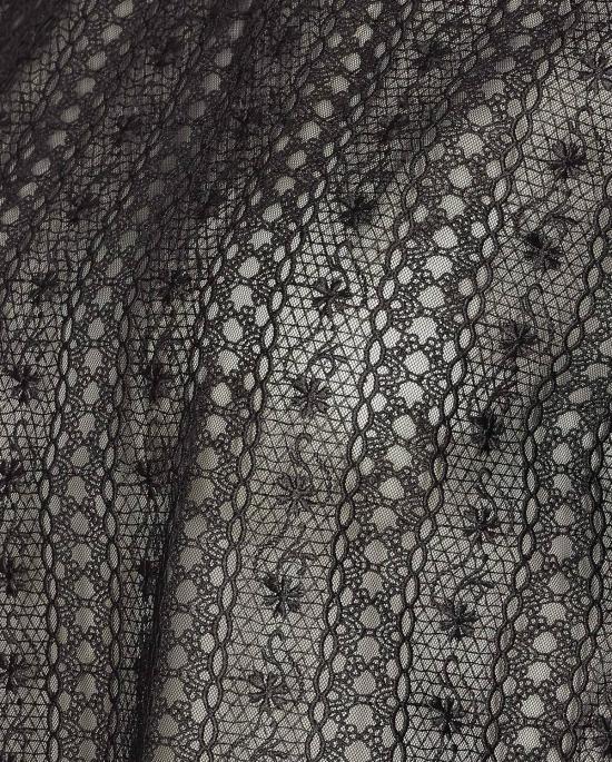  셀프 포트레이트 블라우스 오르간자 레이스 탑 블랙 - SELF PORTRAIT