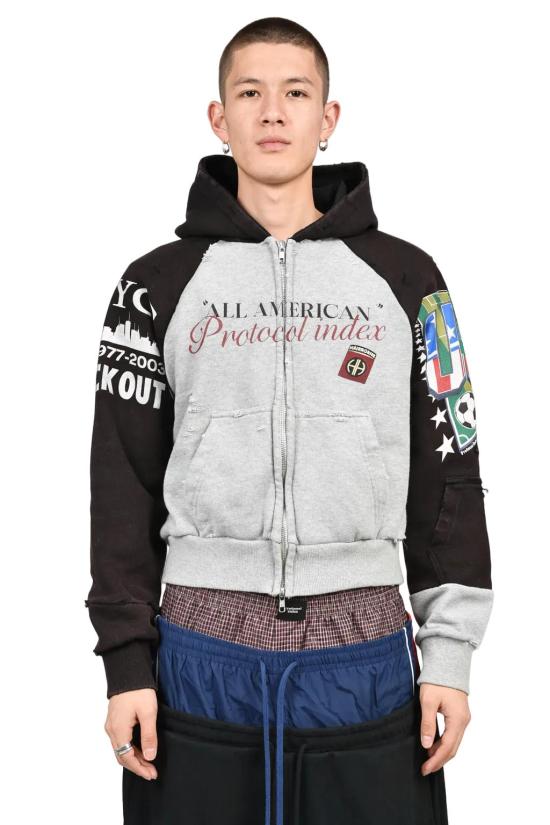 26SS PROTOCOL INDEX 후드 티셔츠 PI26SSMH06