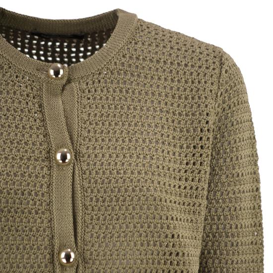 26SS 파비아나 필리피 스웨터 MAD276F513 KHAKI - FABIANA FILIPPI