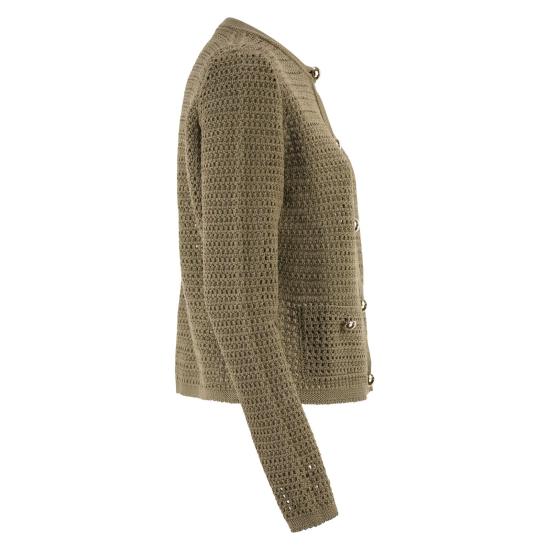 26SS 파비아나 필리피 스웨터 MAD276F513 KHAKI - FABIANA FILIPPI