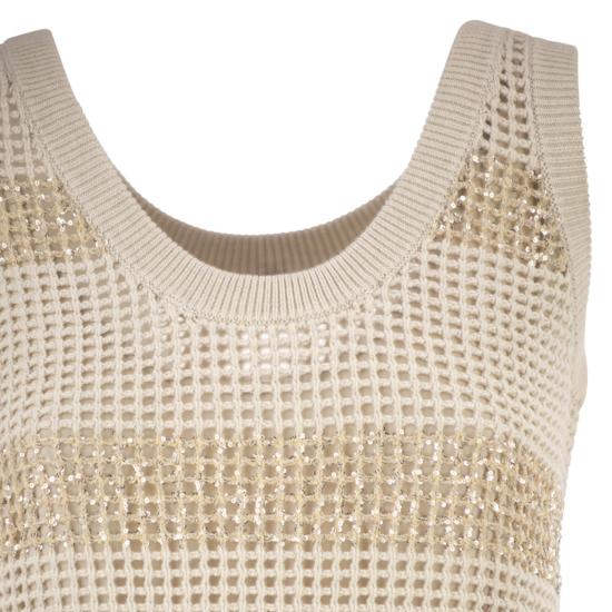 26SS 브루넬로 쿠치넬리 미디 원피스 M58772A90 BEIGE - BRUNELLO CUCINELLI