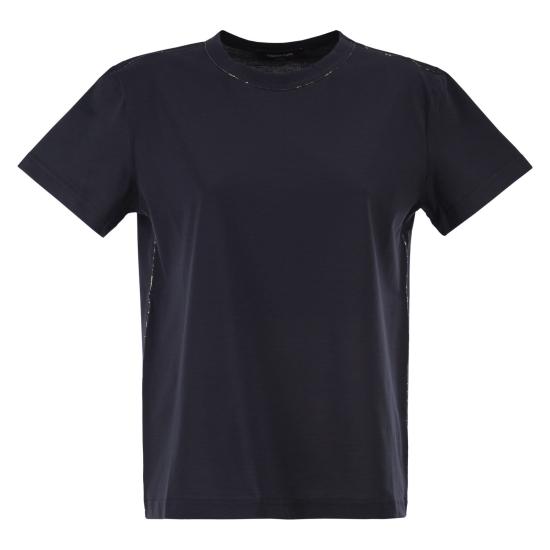 26SS 파비아나 필리피 폴로 티셔츠 JED266F133 NIGHT BLUE