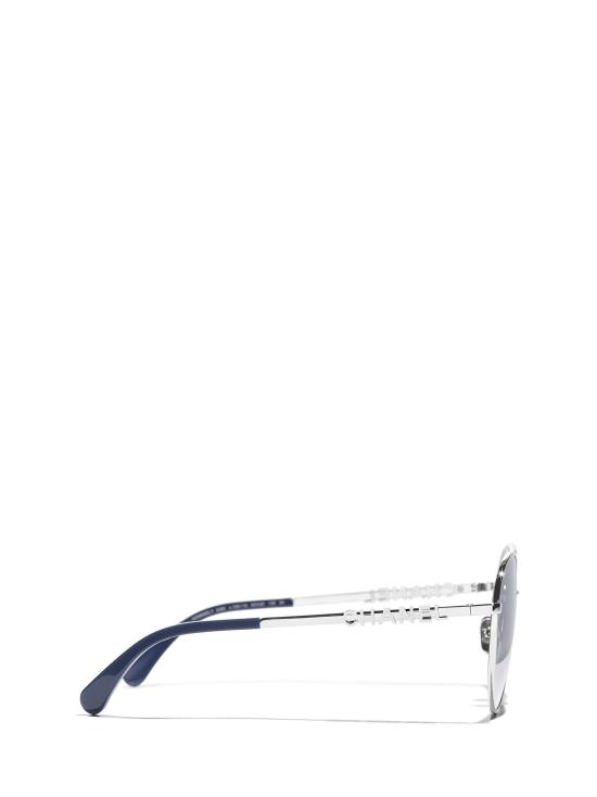 26FW 샤넬 선글라스 CH4282 C1351G SILVER - CHANEL