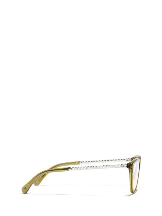 26FW 샤넬 안경 CH3501H 1742 TRASPARENT OLIVE - CHANEL
