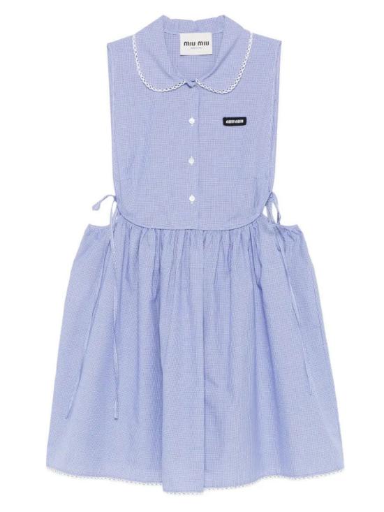 26SS 미우미우 숏 원피스 MF6203SOOO 187G F0AZ1 BIANCO AZZURRO