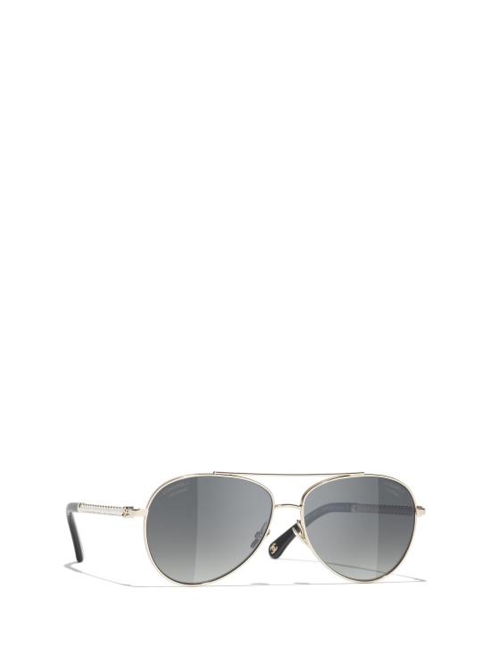 26FW 샤넬 선글라스 CH4298H C395S8 PALE GOLD - CHANEL