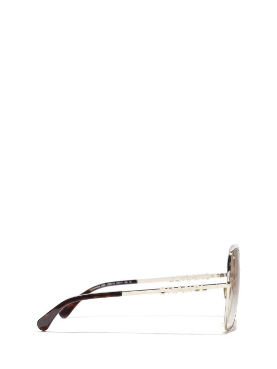 26FW 샤넬 선글라스 CH4283 C39513 PALE GOLD - CHANEL