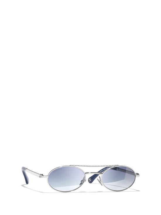 26FW 샤넬 선글라스 CH4297H C1351G SILVER - CHANEL