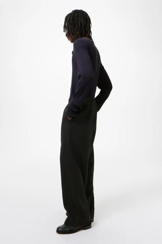 26SS 아워레가시 레저 쇼츠 스틸 블랙 캄 쿠프로 코튼 M2264L S - OUR LEGACY