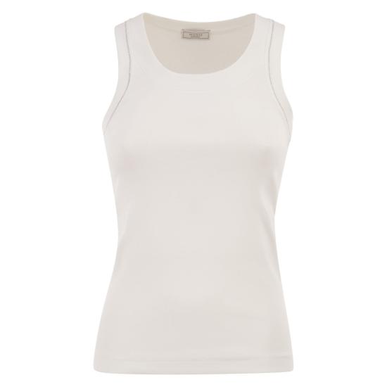 26SS 페세리코 민소매 티셔츠 A08623J0 WHITE