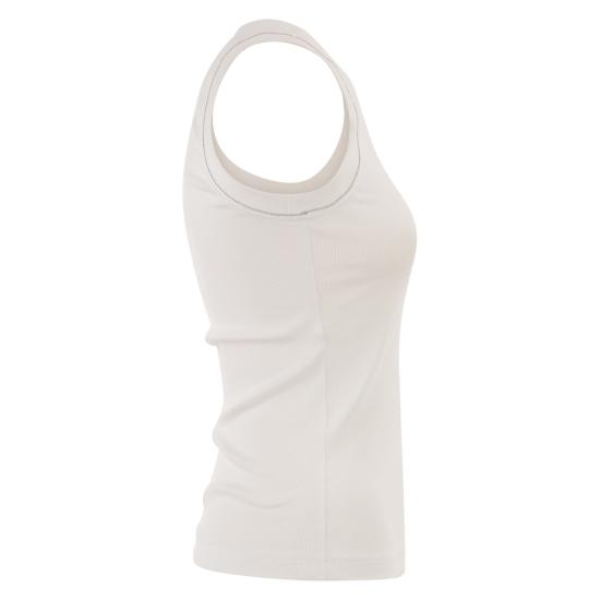 26SS 페세리코 민소매 티셔츠 A08623J0 WHITE - PESERICO