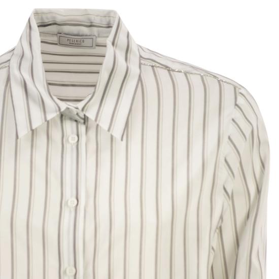 26SS 페세리코 셔츠 A06338D WHITE BROWN - PESERICO