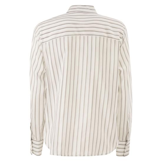 26SS 페세리코 셔츠 A06338D WHITE BROWN - PESERICO