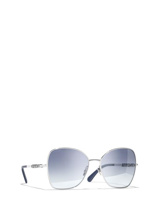 26FW 샤넬 선글라스 CH4283 C1351G SILVER - CHANEL