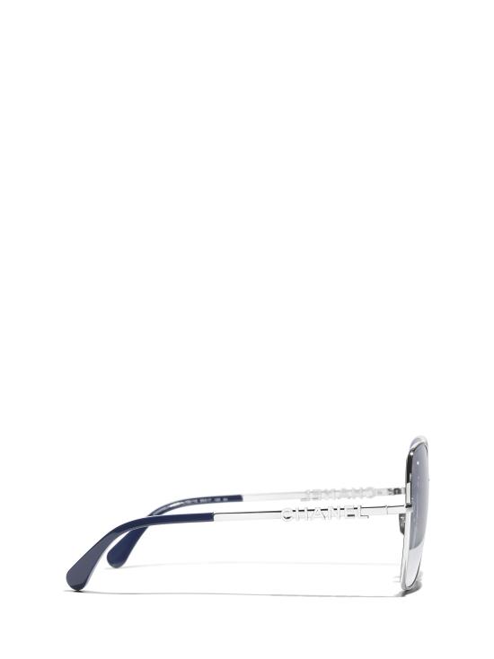 26FW 샤넬 선글라스 CH4283 C1351G SILVER - CHANEL
