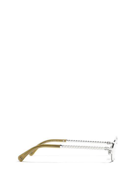 26FW 샤넬 안경 CH2228H C124 TRASPARENT OLIVE - CHANEL