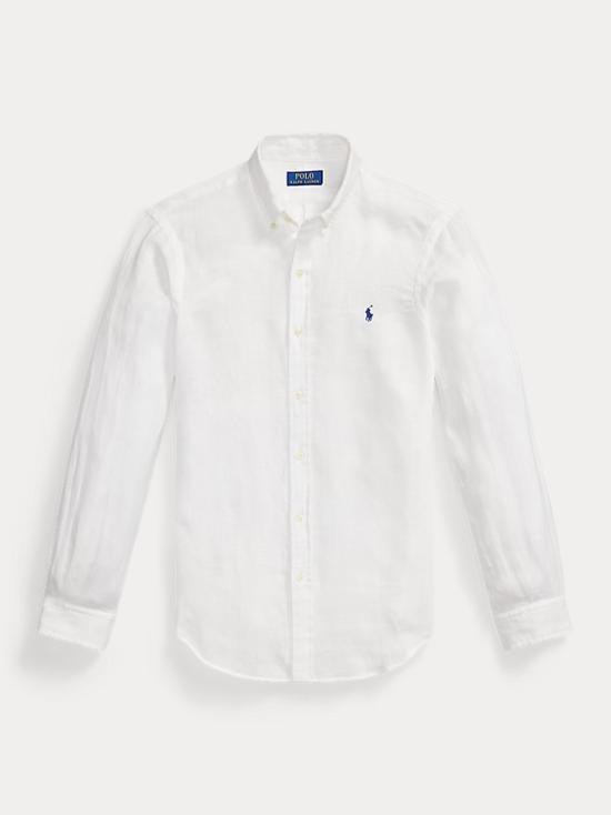 26SS 폴로 랄프로렌 긴팔 셔츠 710968915 505 WHITE