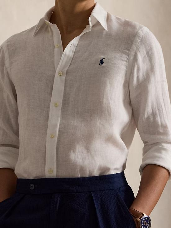 26SS 폴로 랄프로렌 긴팔 셔츠 710968915 505 WHITE - POLO RALPH LAUREN
