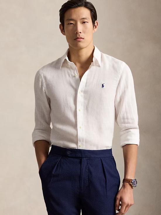 26SS 폴로 랄프로렌 긴팔 셔츠 710968915 505 WHITE - POLO RALPH LAUREN