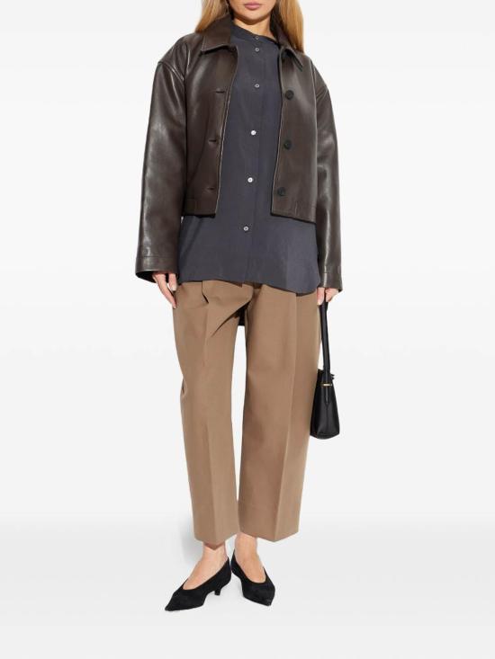 26SS 스튜디오 니콜슨 가죽 자켓 HAINSNW1798COCOA Dark Brown - STUDIO NICHOLSON