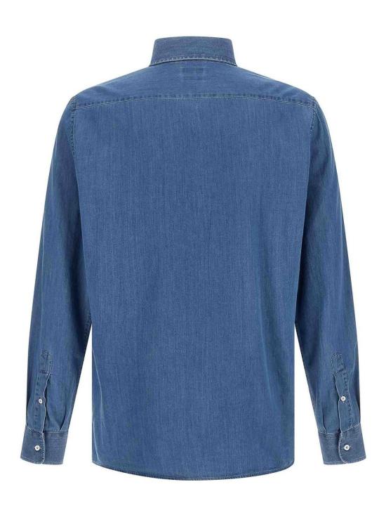 26SS 브루넬로 쿠치넬리 데님 셔츠 MR6830627C001 Blue - BRUNELLO CUCINELLI