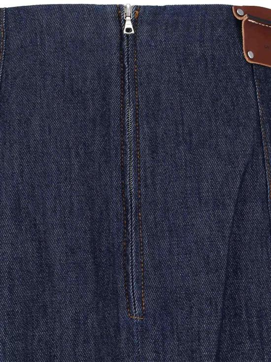 26SS 드리스 반 노튼 미디 스커트 130863E17 Blue - DRIES VAN NOTEN