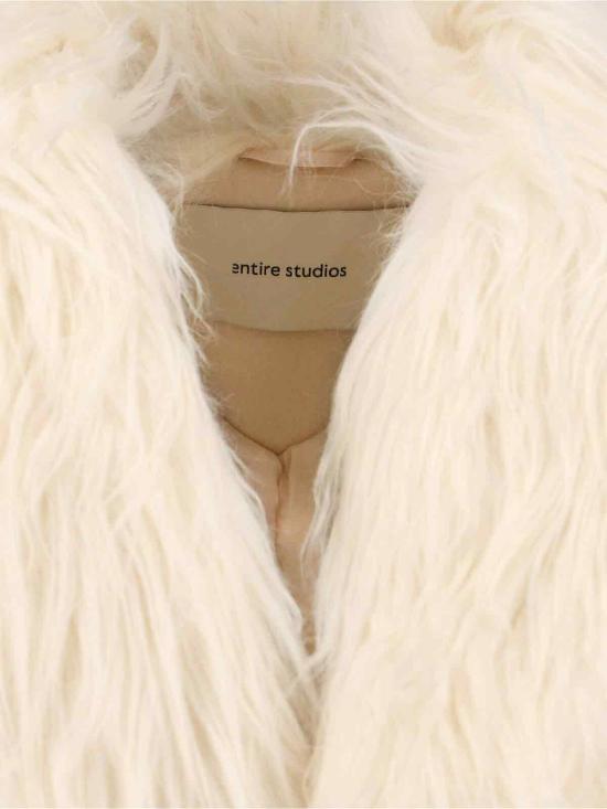 25FW 엔타이어 스튜디오 트렌치 코트 ESWW251051CRCREAM White - ENTIRE STUDIOS