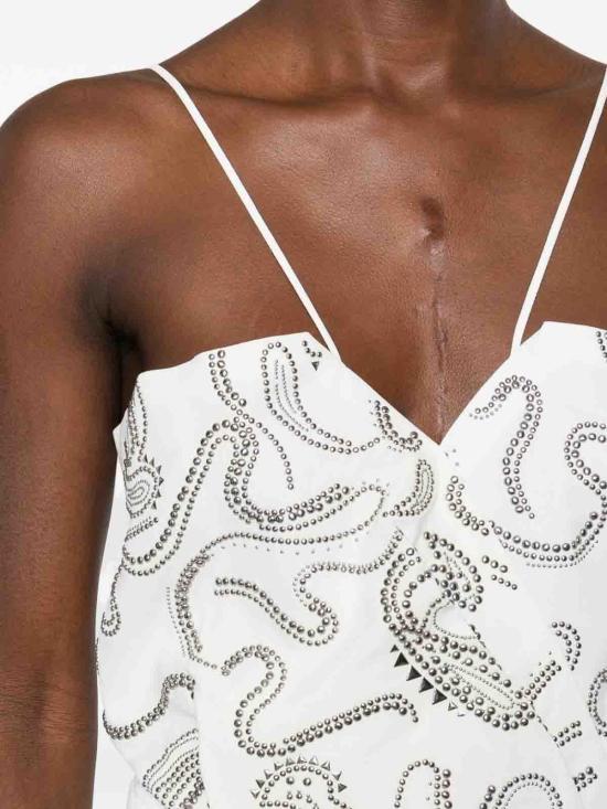 26SS 이로 민소매 티셔츠 OLYMPEWP16WHI77 White - IRO